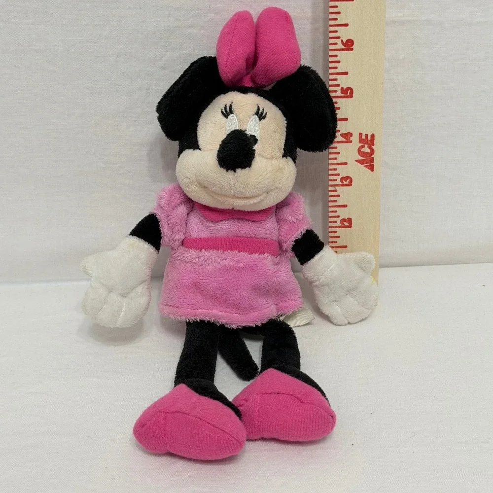 Disney Minnie Mouse‎ Plush Toy Kids OS Pink Excellent Squeaker Stuffed Animal
